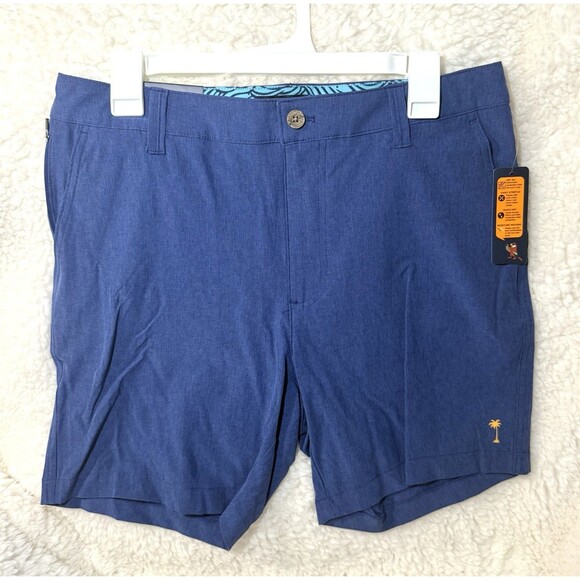 Margaritaville Mens Shorts 32 Waist 7" inseam Twilight Blue UPF 30, Quick Dry - Picture 2 of 4
